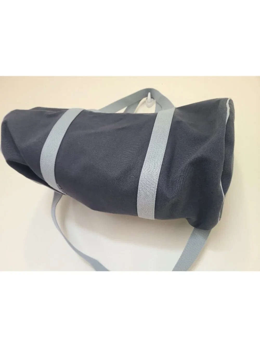 Scarborough & Tweed Canvas Duffle Banker Bag Blue Made in USA NYU